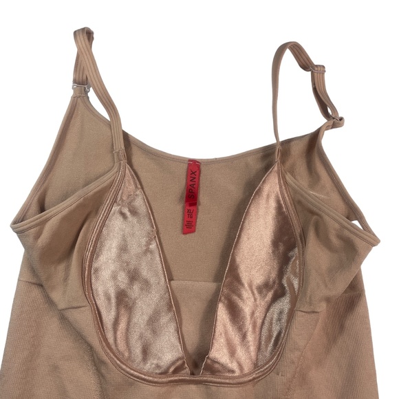 Spanx XL Full Body Stretch Adjustable Straps Easy Access Beige - Picture 1 of 8